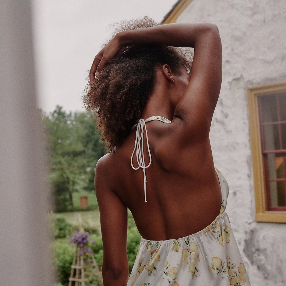 For Love & Lemons 'Cassandra' Top in White (NWT) - Picture 3 of 7